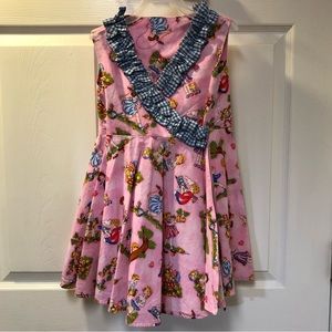 Girls Handmade Wraparound Nostalgic Dress